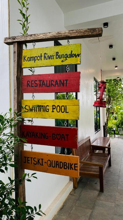 Kampot River Bungalow By Mama Hotell Exteriör bild